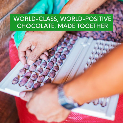 “World-class, world-positive chocolate, made together"