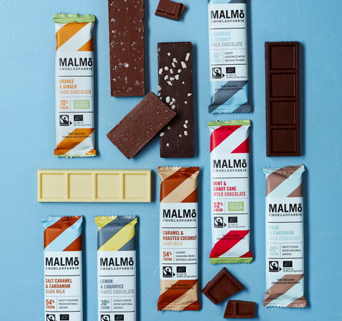MALMÖ BARS från Malmö chokladfabrik ekologisk chokladkaka